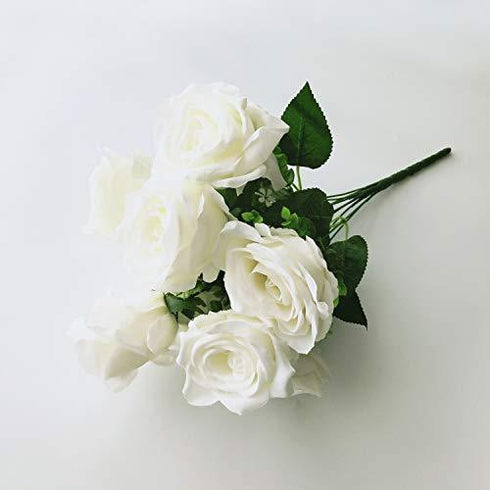 Artificial White Roses